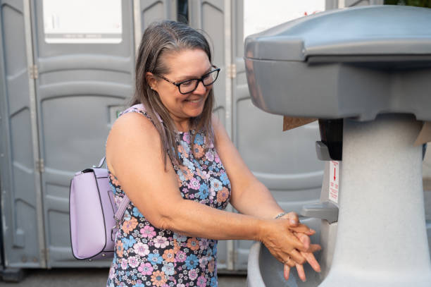 Best Portable restroom trailer rental  in Evart, MI